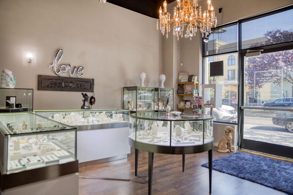 Inside of Boise Diamond Store