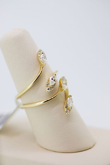 Yellow Gold Marquise Fashion Ring