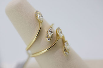 Yellow Gold Marquise Fashion Ring